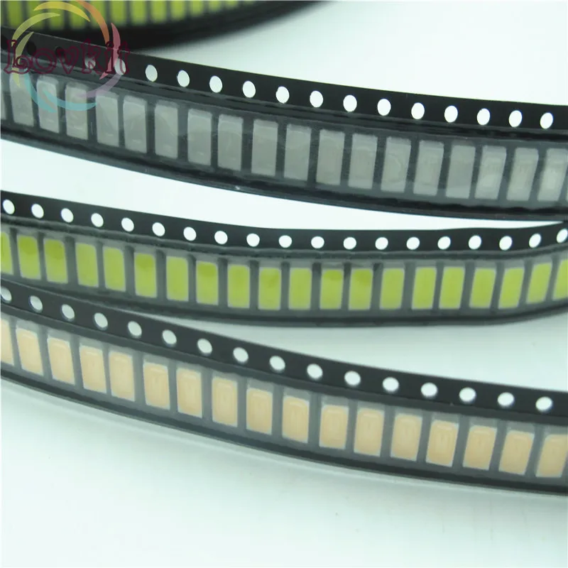 1000 шт./лот 5630 5730 LED SMD/SMT желтый чип лампы бусины ультра яркий светодиод DIY применимо