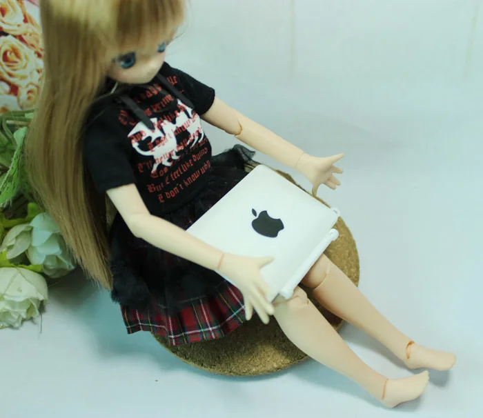 Новинка Аксессуары для кукольного домика 1/6 BJD Мини ноутбук az OB27 кукла licca AZONE