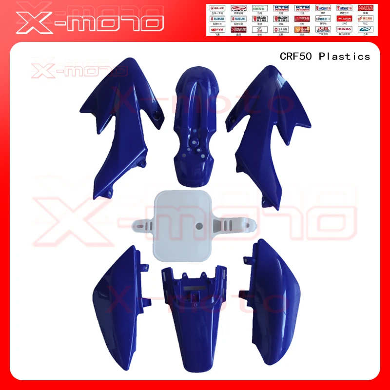 New Red /Blue/BLACK/White/ PLASTIC KIT FENDER For CRF50 XR50 70 SDG SSR Pro 50c 110cc 125cc Dirt Pit Bike |
