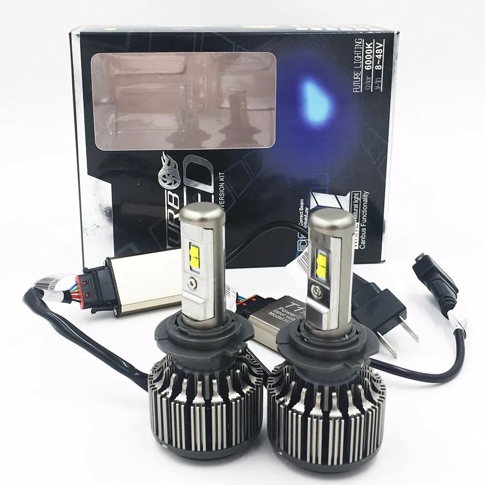2X Dell'automobile светодиодный H7 70 Вт 7000lm 6000 K Luce Авто Lampadina дель фару K|h7 70w|led h7h7 led |