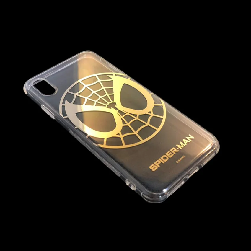 Чехол для iPhone 7 XR XS 8 Plus Ультратонкий Мягкий силиконовый чехол из ТПУ Marvel Капитан