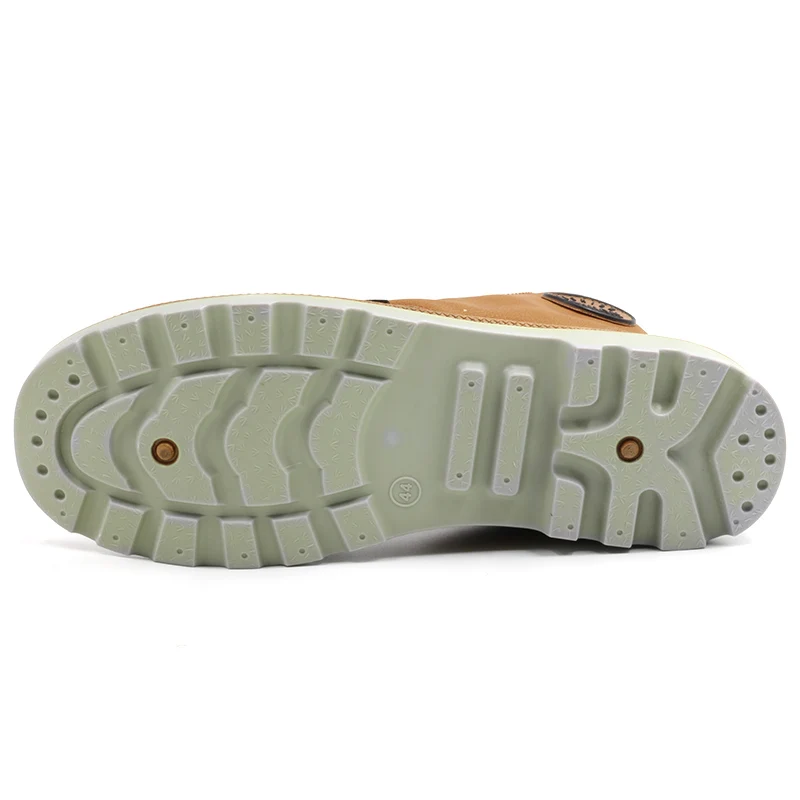 COSIDRAM/большой размер 45 высокие зимние ботинки мужские модные теплые байкерские