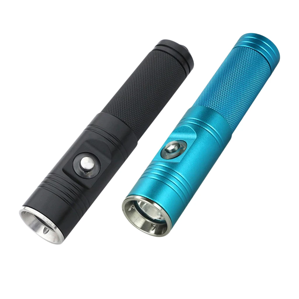Professional Waterproof 1200 Lumens LED Scuba Diving Flashlight Underwater Torch - 2 Colors Water Sports SCUBA Snorkeling | Спорт и