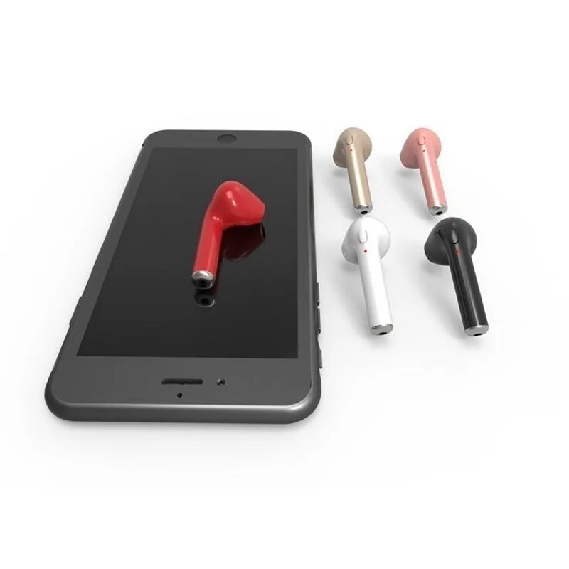 Наушники вкладыши TWS Mini i7 Bluetooth гарнитура беспроводные наушники с кнопками