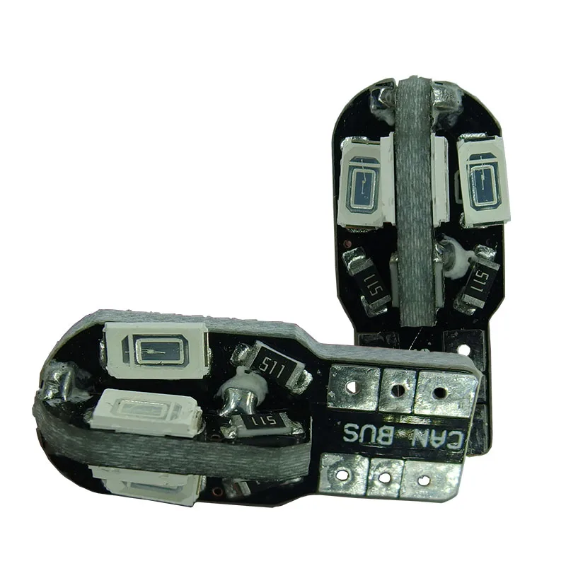 Светодиодная автомобисветильник лампа Canbus T10 8smd 5630 5730 без ошибок OBC W5W 194 SMD 2 шт. |
