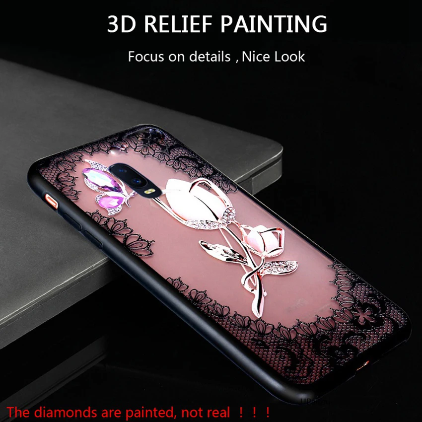 UPaitou 3D рельеф кружевное платье с цветочным рисунком мягкий чехол для Oppo A83 A77 A73 A71