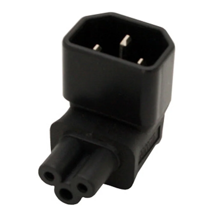 Черный медный разъем 10 А CE IEC320 C14 к C5 компьютерный блок питания многоразовый