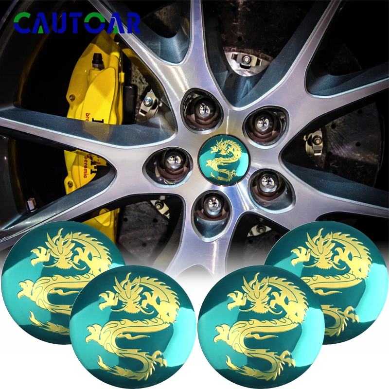 4 _ 3D Автомобильная наклейка на рулевое колесо Центральная Крышка Ступицы эмблема