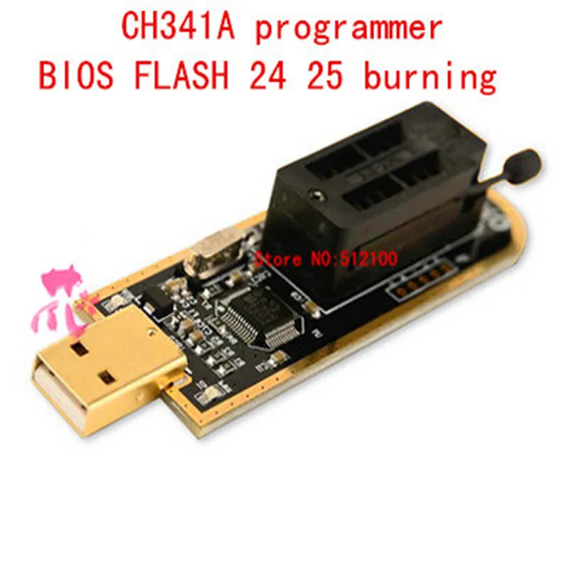 USB-программатор BIOS 10 шт./лот CH341A 24 25 Series с программным обеспечением и Драйвером |