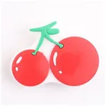 Cherry 3D Счастливый мультфильм расширяющийся стенд и сцепление для ваших мобильных телефонов Универсальный палец кольцо держатель для iPhone 6 6s 7 Plus XS - Цвет: Cherry