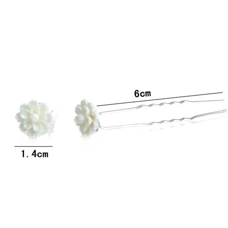 Ограниченная продажа классические акриловые заколки для волос с растениями