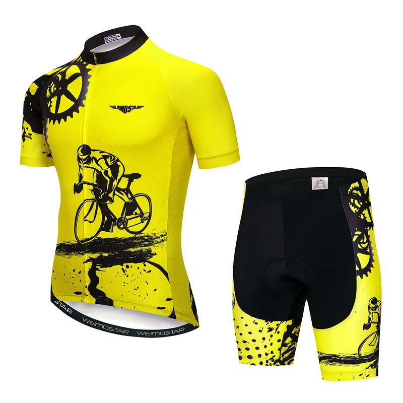 Weimostar Pro Team Велоспорт Джерси набор мужской горный велосипед одежда Лето Костюм для езды на горном велосипеде одежда анти-УФ велосипедная одежда - Цвет: Model 1
