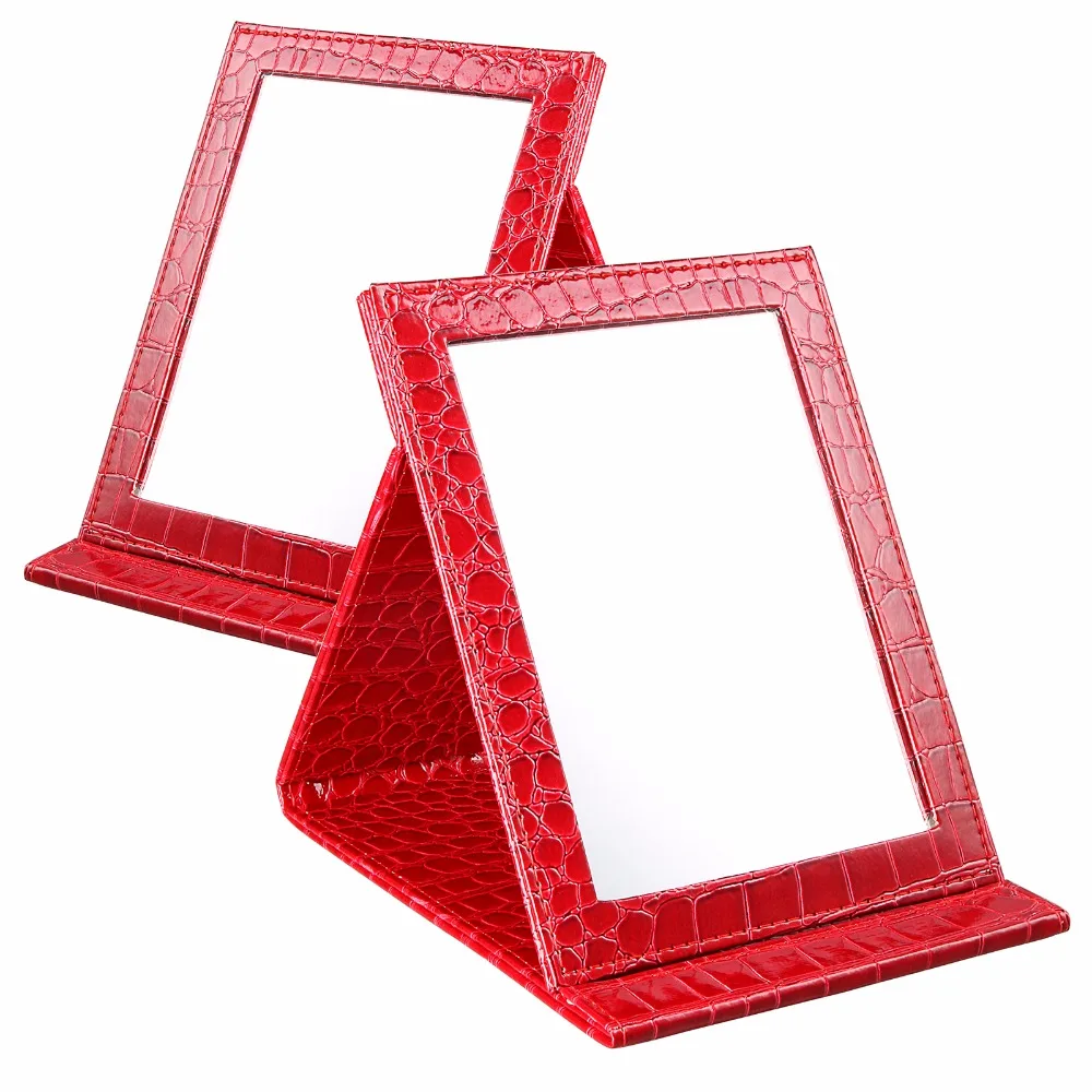 Многоцветное складное зеркало для макияжа с рисунком аллигатора женское