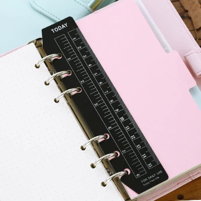 Блокнот Filofax с отрывными листами a5 a6 листьями Закладка сегодня чибан ПВХ линейка