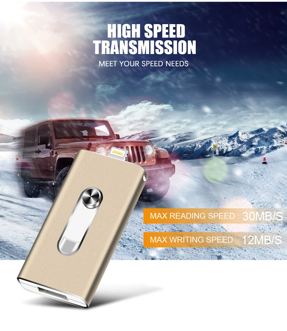 USB флэш-накопитель 128 Гб 64 ГБ 32 ГБ 16 ГБ для iPhone X 8 7 plus iOS Android Phon flash drive Lightning Pen drive 3 в 1 Memory Stick