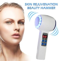hot cold hammer cryotherapy nutrition lead in device face massager skin lifting tighten rejuvenation anti aging machine beauty