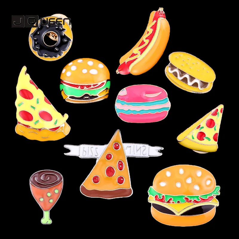 Оригинальные Ювелирные изделия супер Пожиратель бургер пицца хот дог серии