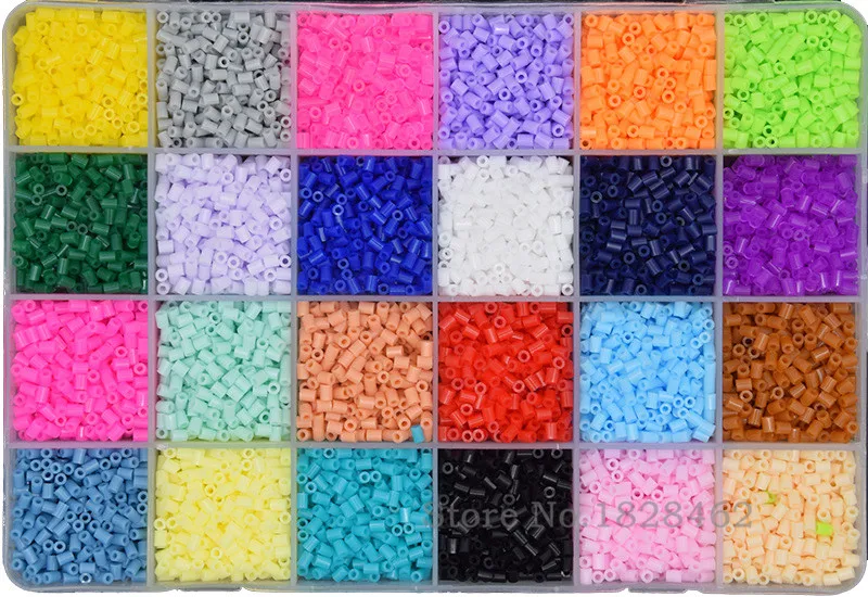 72 цвета Perler бусины 39000 шт. коробка набор мм 2,6 мм Hama бусины для детей Развивающие головоломки DIY игрушки предохранитель бусины Pegboard