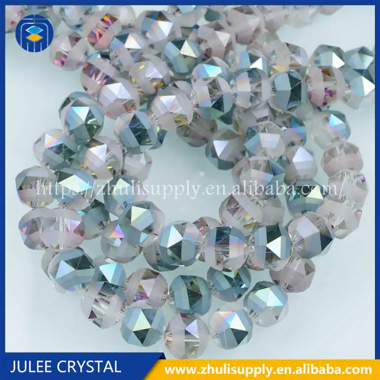Juleecrystal матовые бусины 8/10/12/14/16 мм Треугольники граненые Стекло бусины - Цвет: A37-009