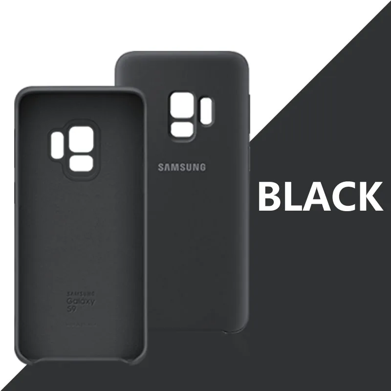 Чехол для samsung Galaxy S9 S9 Plus G960 G965, мягкий силиконовый чехол, защита 360, противоударный чехол для телефона, без розничной упаковки - Цвет: Black