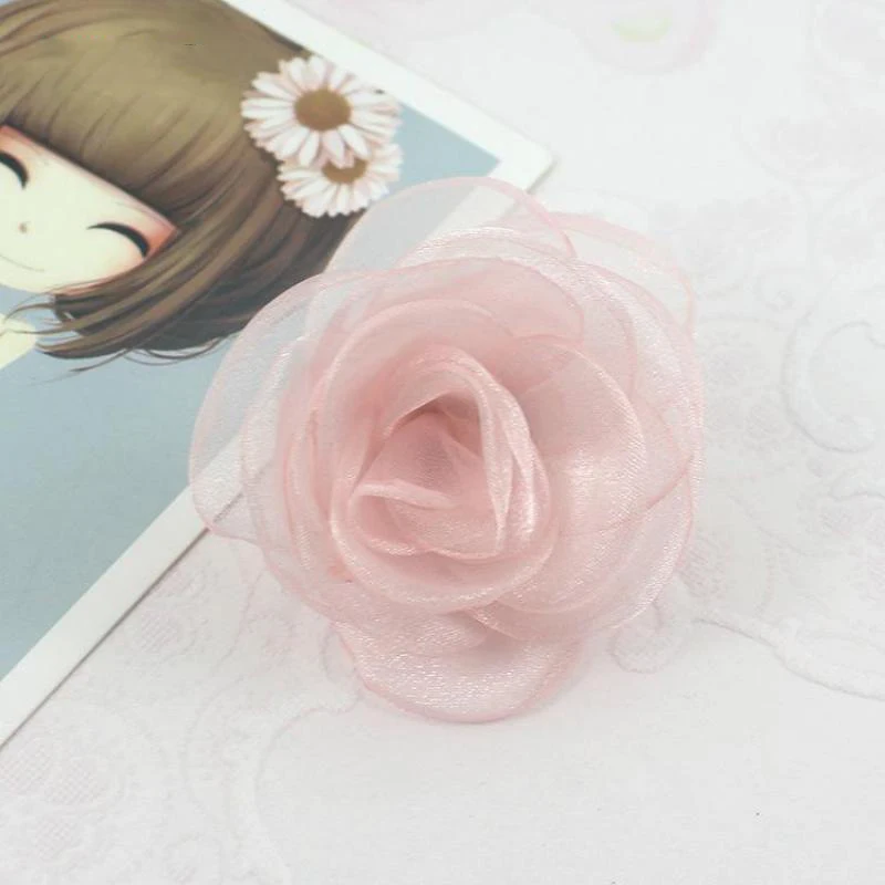 Handmade Fabric Flower Style Female Wedding Party Date Decorative Brooch Jewelry Pins Accessories Wholesale Free Shipping | Украшения и