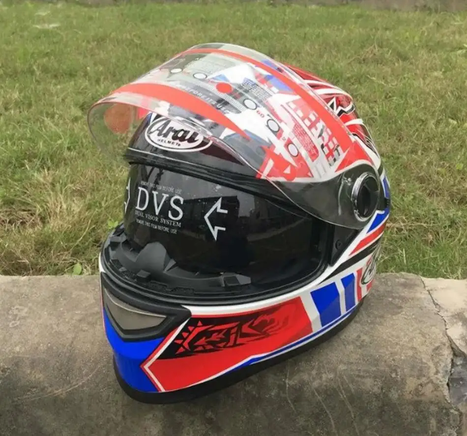Горячая распродажа! мотоцикл шлем полный шлем arai мужской и женский рыцарь теплый всесезонный можно использовать цвет один мощный