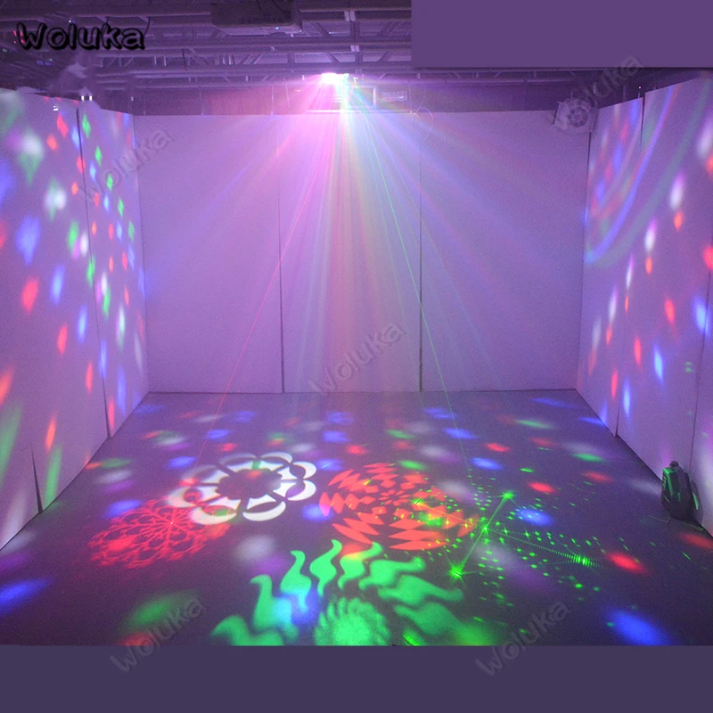 Световой луч с узором лазерный 4 в 1 дистанционное управление KTV музыка вечерние