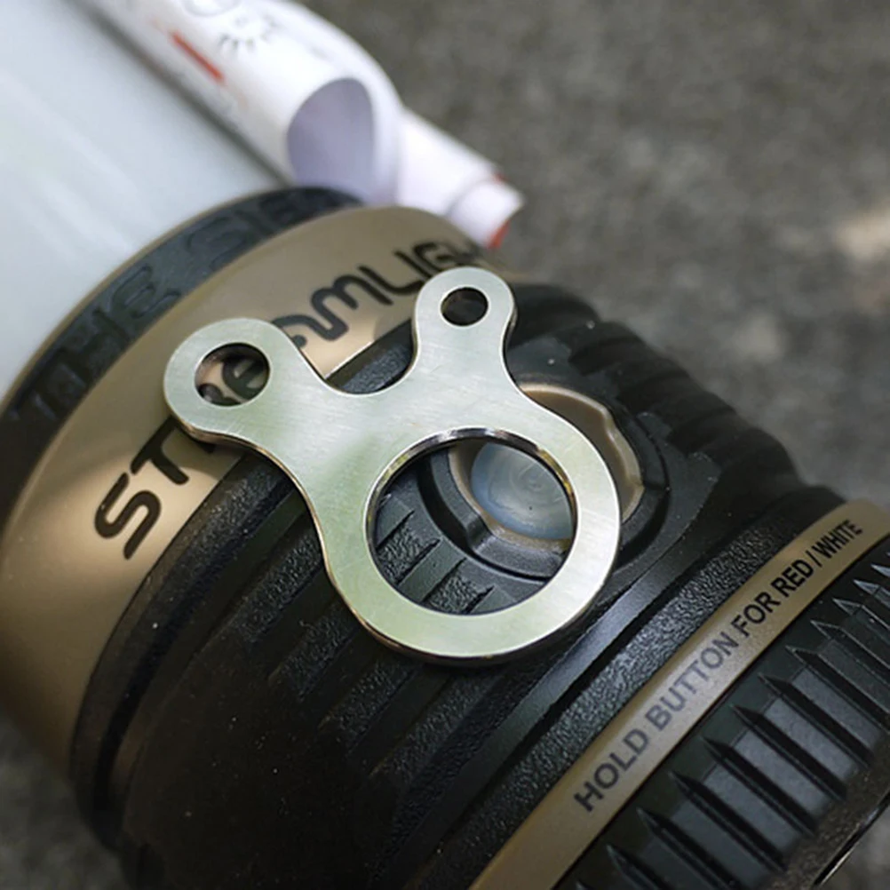 3 отверстия выживания нержавеющая сталь узел для лагеря Пряжка многоцелевой CNC