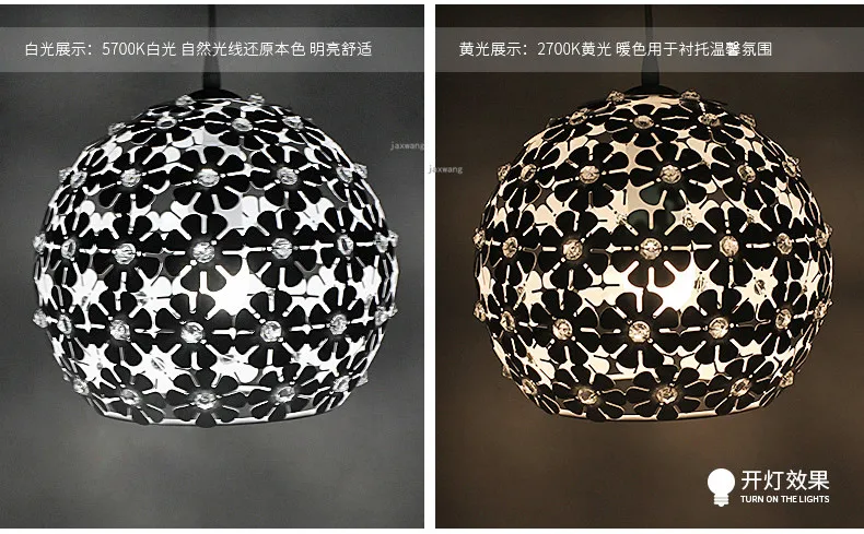 LED Lamp Crystal Modern Pendant Ceiling Lamps Pendant Lights Loft Living Room Bedroom Dining Room Pending Lighting Hanging Lamp
