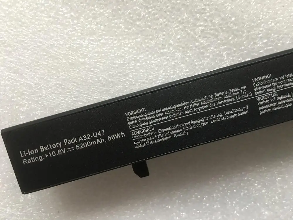 SupStone Новинка 5200 мА · ч A32 U47 U47A Аккумулятор для ноутбука Asus Q400 Q400A Q400C R404 U47C U47V U47VC
