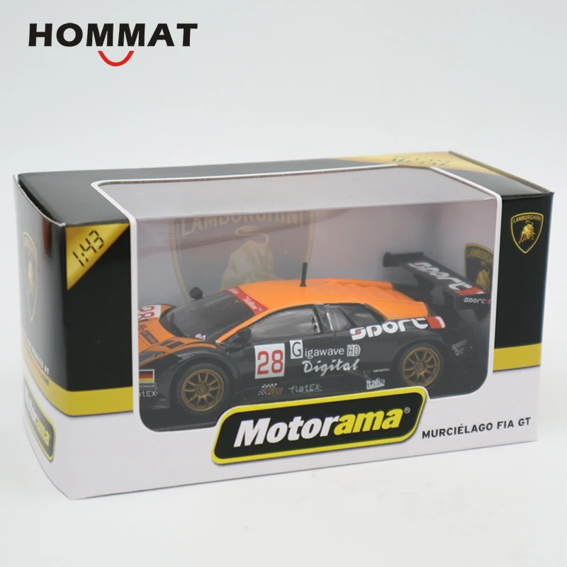 Hommate 1/43 муриеллаго FIA GT гоночный автомобиль модель сплав металл 1:43 литые