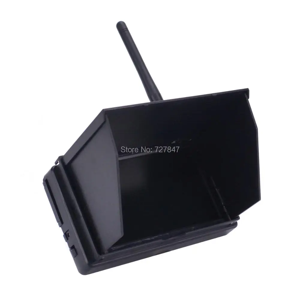 5,8G 48CH 4,3 дюймов lcd 480x22 пикселей 16:9 NTSC/PAL FPV приемник монитор автоматический поиск с OSD встроенный аккумулятор