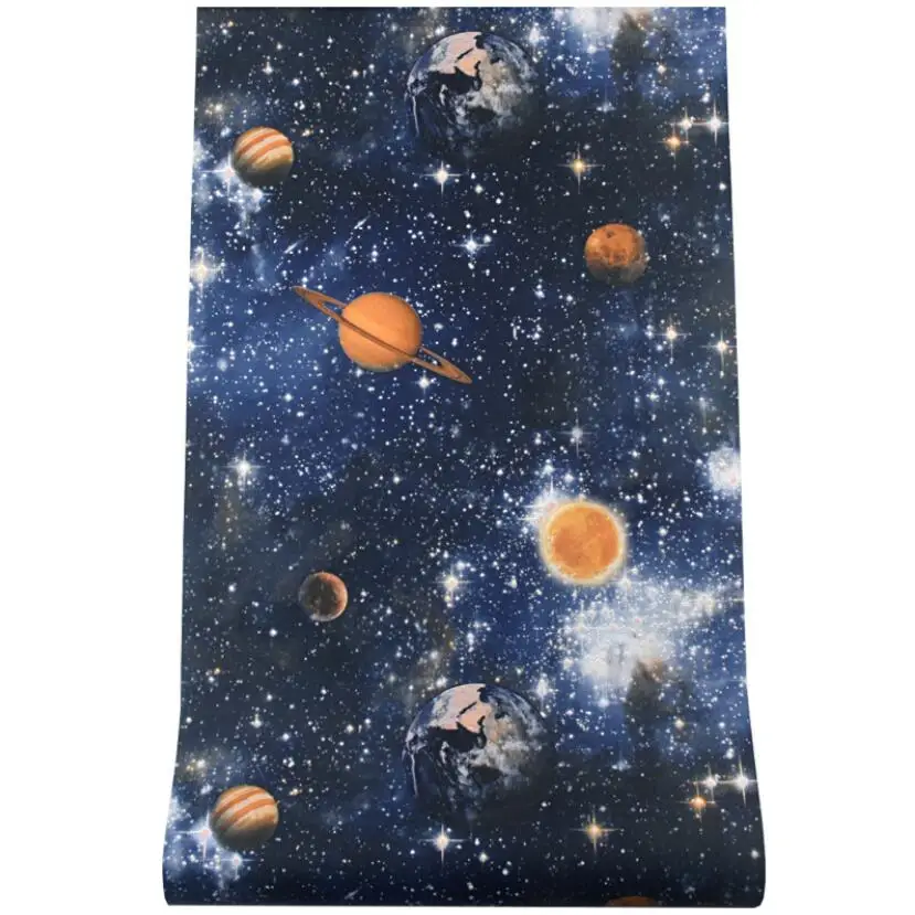 Китай оптовая продажа 3d космические Звездные обои ночное небо Потолочная