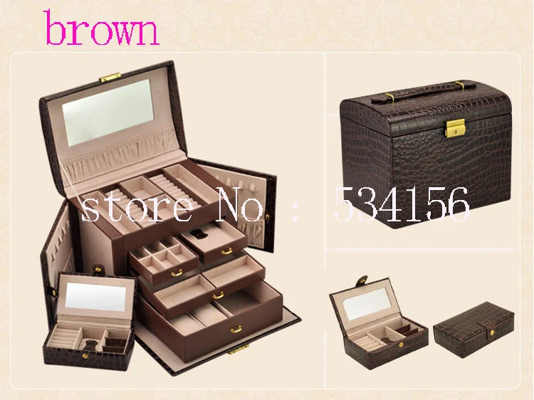 Бесплатная доставка роскошные коричневые подарочные коробки из искусственной