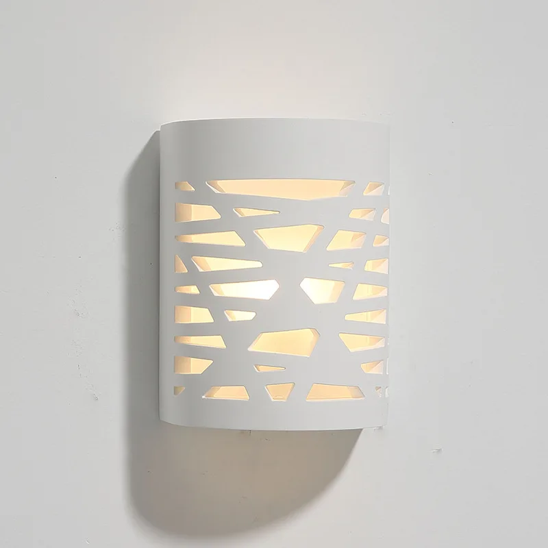 Гипсовые Современные настенные бра светодиодные лампы для ванной комнаты