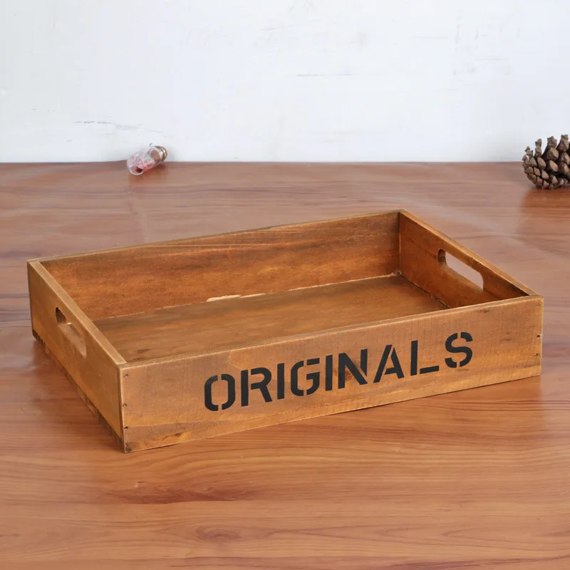 Новый деревянный шкаф поднос сундуки с сокровищами Винтаж ретро деревянные