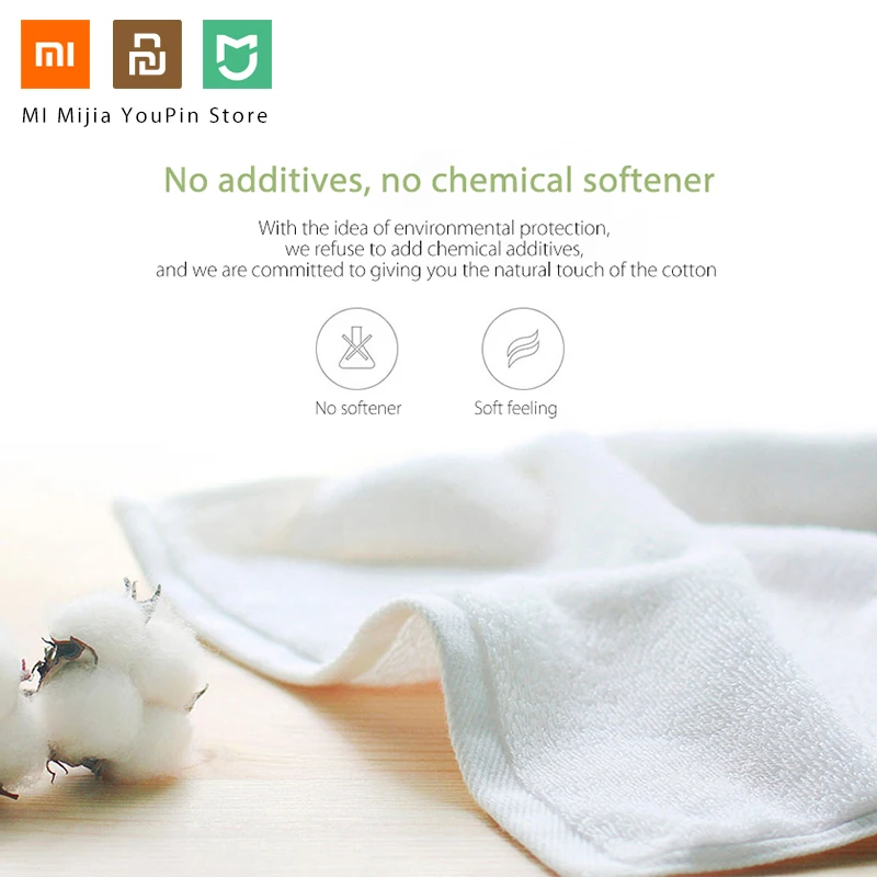 Полотенце из микрофибры и хлопка Xiaomi Youth Series антибактериальные полотенца для