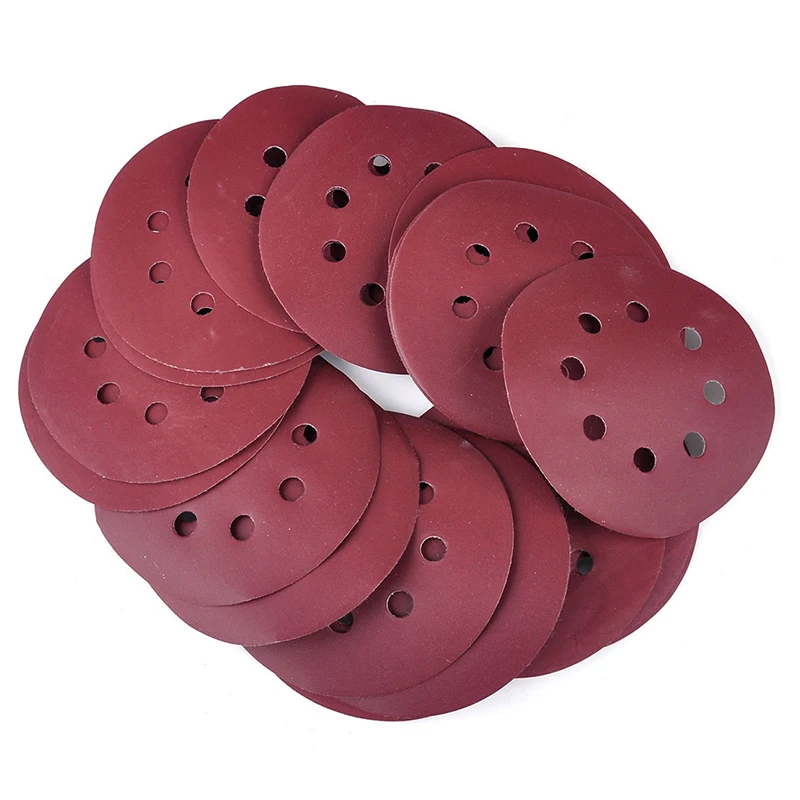 20x 400-1000 грит крюк петля колодки шлифовальный диск смешанный лист наждачной