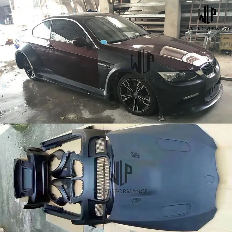 Комплект кузова автомобиля E92 E93 FRP без накрашивания комплект насадок для бампера