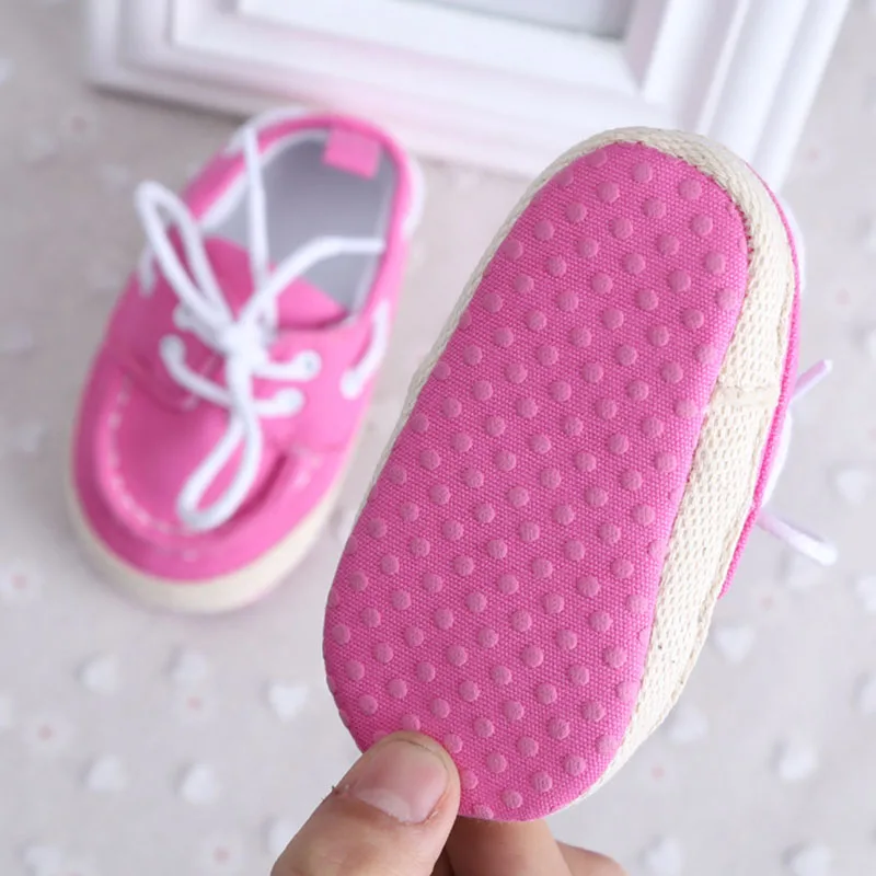 Crib Shoes Baby Moccasins Non-slip Single Lace-Up newborn 0 And 1 Year Old Babies for Girl YD491 | Мать и ребенок
