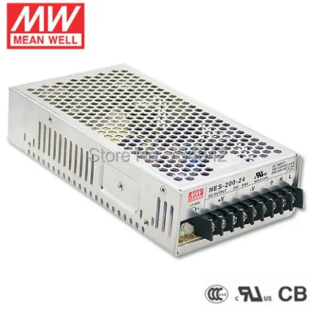 MEANWELL 24 V 200 W UL сертифицированная серия NES импульсный источник питания 85-264 AC до DC |