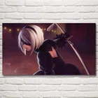 1 панель NieR:Automata 2B игра холст печатная картина для гостиной настенный Декор для дома HD картина художественные работы современный плакат