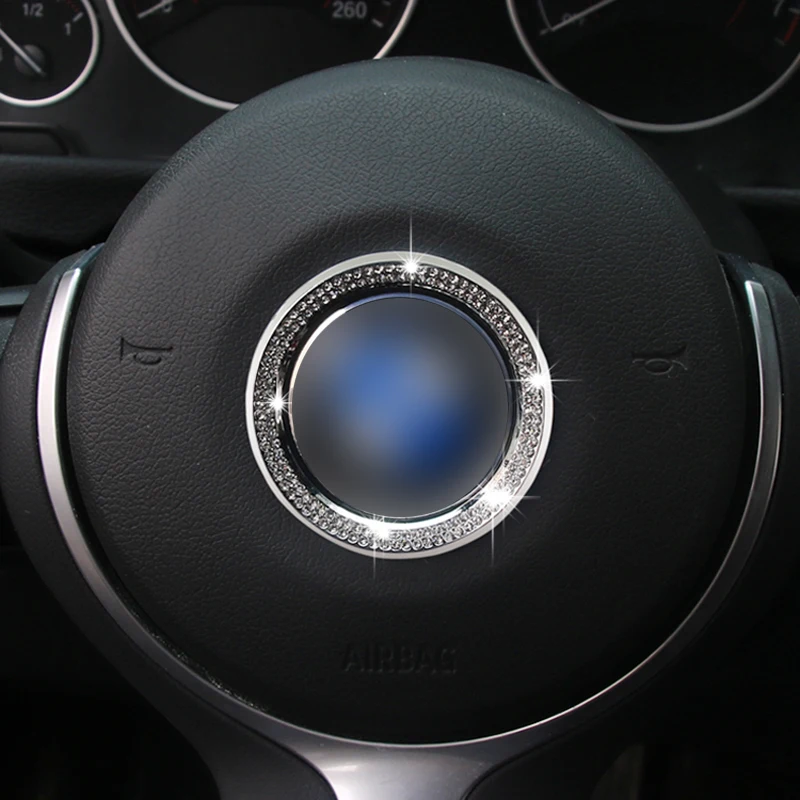 Роскошное Автомобильное рулевое колесо кольцо с бриллиантами страз