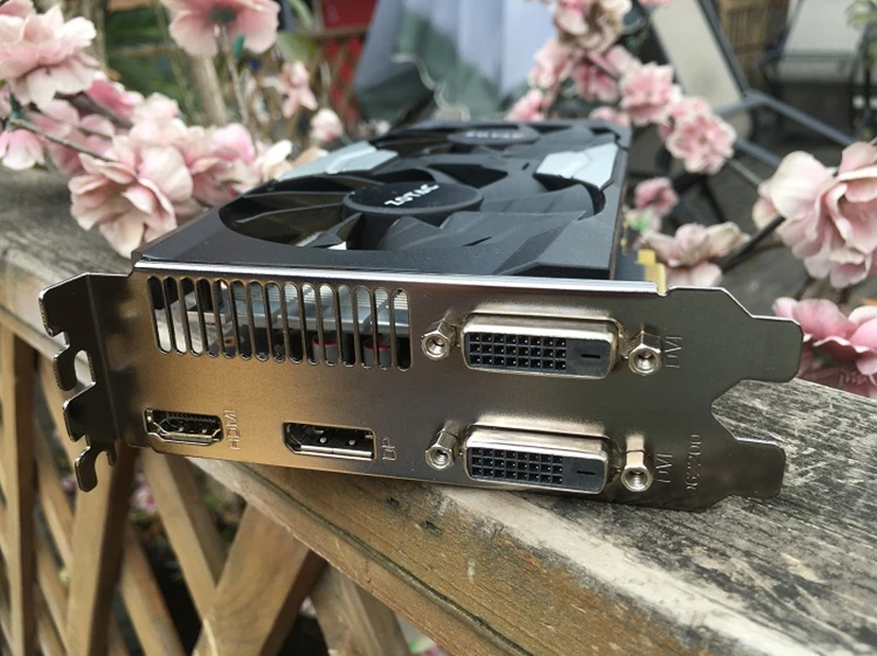 ZOTAC GTX 1050Ti-4GD5 Destroyer OC видеокарта GPU GTX1050 Ti 4 Гб карта для GeForce GTX1050Ti разгон 128 бит видеокарта б/у