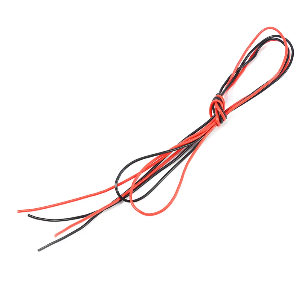 Электронный кабель 20AWG красный и черный провод для радиоуправляемой машины (1