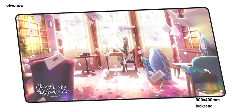 Фиолетовый evergarden коврик для мыши красочные 900x400x2 мм коврики для мыши лучший игровой коврик для мыши геймер великолепный коврик для мыши s Клавиатура ПК pad
