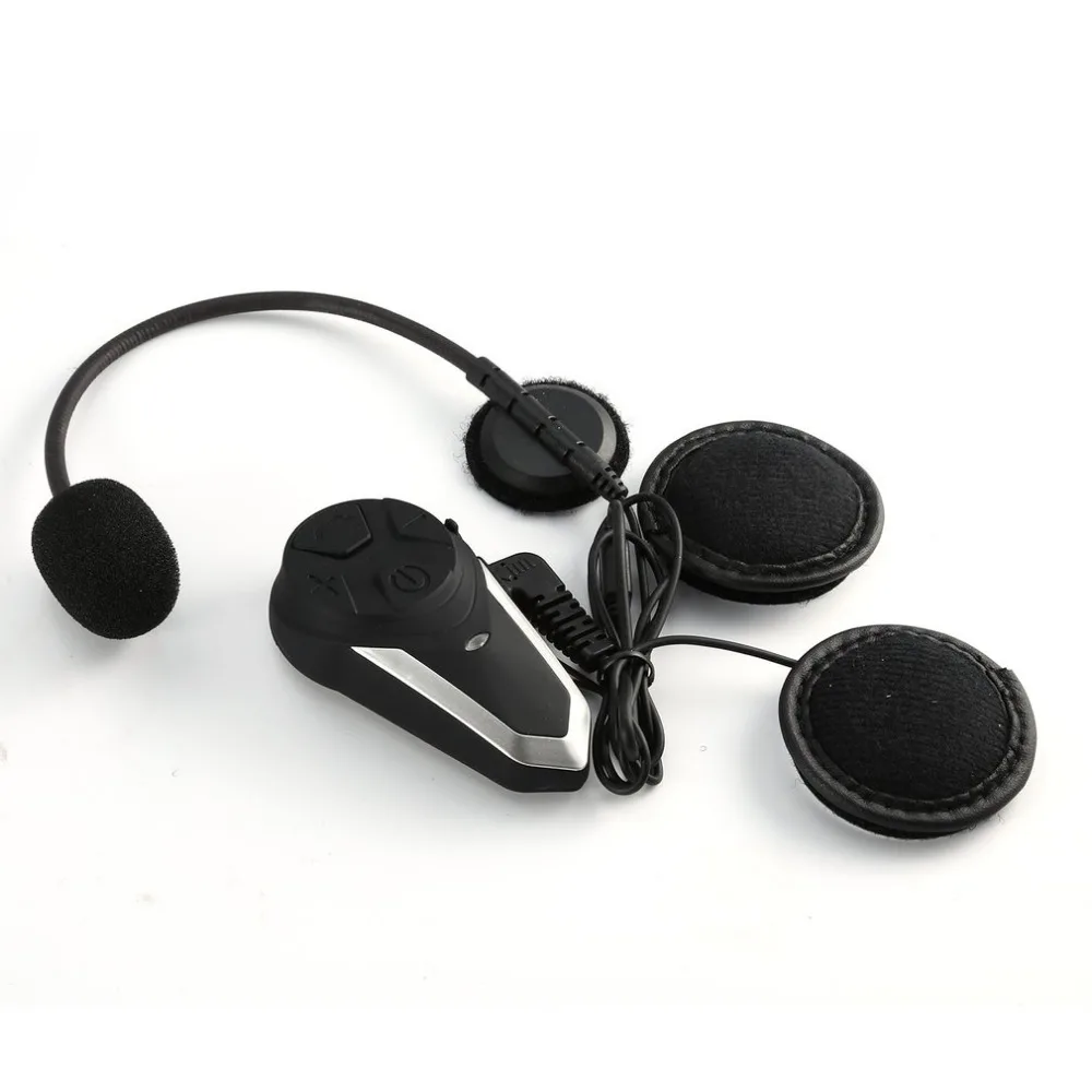 BT-S3 1000M Motorcycle BT Interphone Motorbike Helmet Wireless Bluetooth Intercom FM Headset Portable Mini | Электроника
