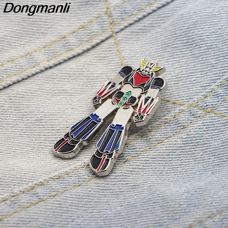 DMLSKY робот крутые металлические булавки и броши для сумок одежды значок рюкзака