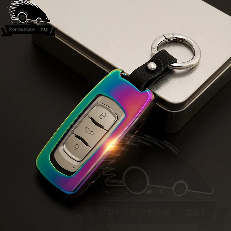 

Zinc alloy Car key case cover for Geely new 7 EC7 Emgrand EC715 EC718 Emgrand7 E7, RS, GT, GC9, Borui