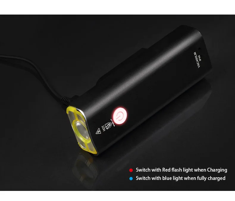 Водонепроницаемый передний руль велосипедный светодиодный светильник Usb Перезаряжаемый велосипедный светильник на батарейках вспышка светильник фонарь головной светильник Аксессуары для велосипеда